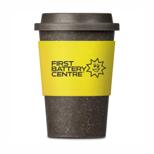 Yellow Kooshty Brown Bean Plastic Double-Wall Tumbler – 400Ml, Moq 50