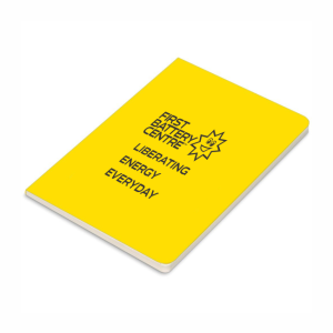 Yellow Altitude Jotter A5 Soft Cover Notebook, Moq 50